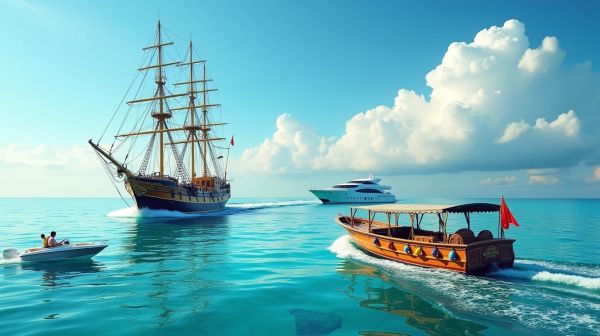 Voyage à travers les types de bateaux : un univers flottant aux mille visages